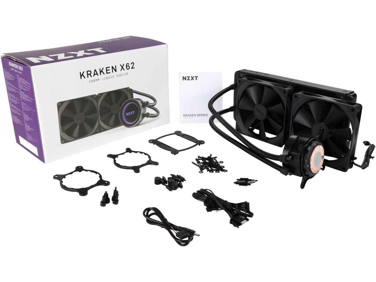 NZXT Kraken X62 280mm AllInOne RGB CPU Liquid Cooler CAMPowered