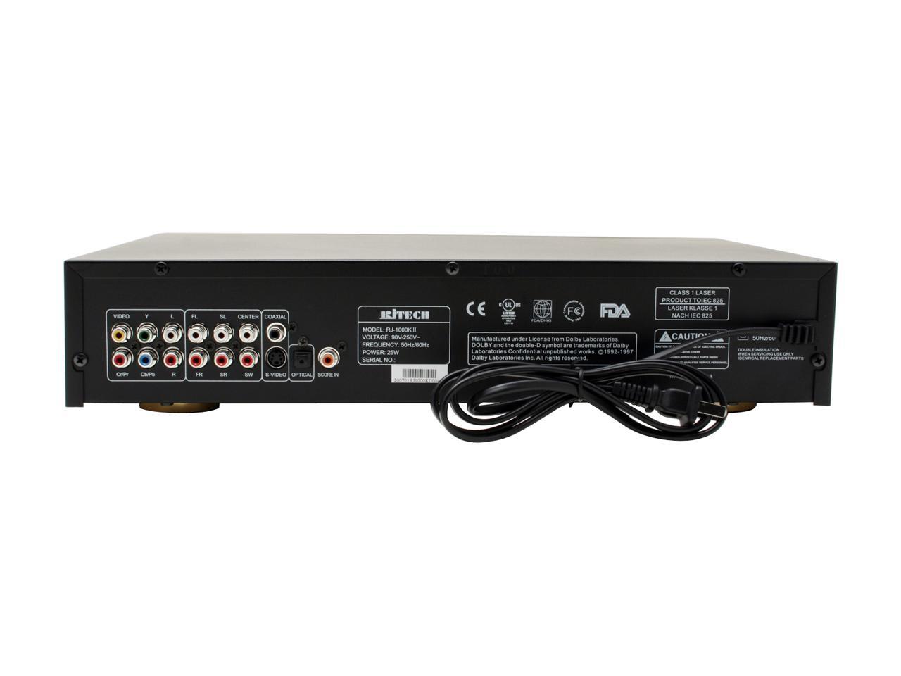 RjTECH DVD Player RJ1000KII