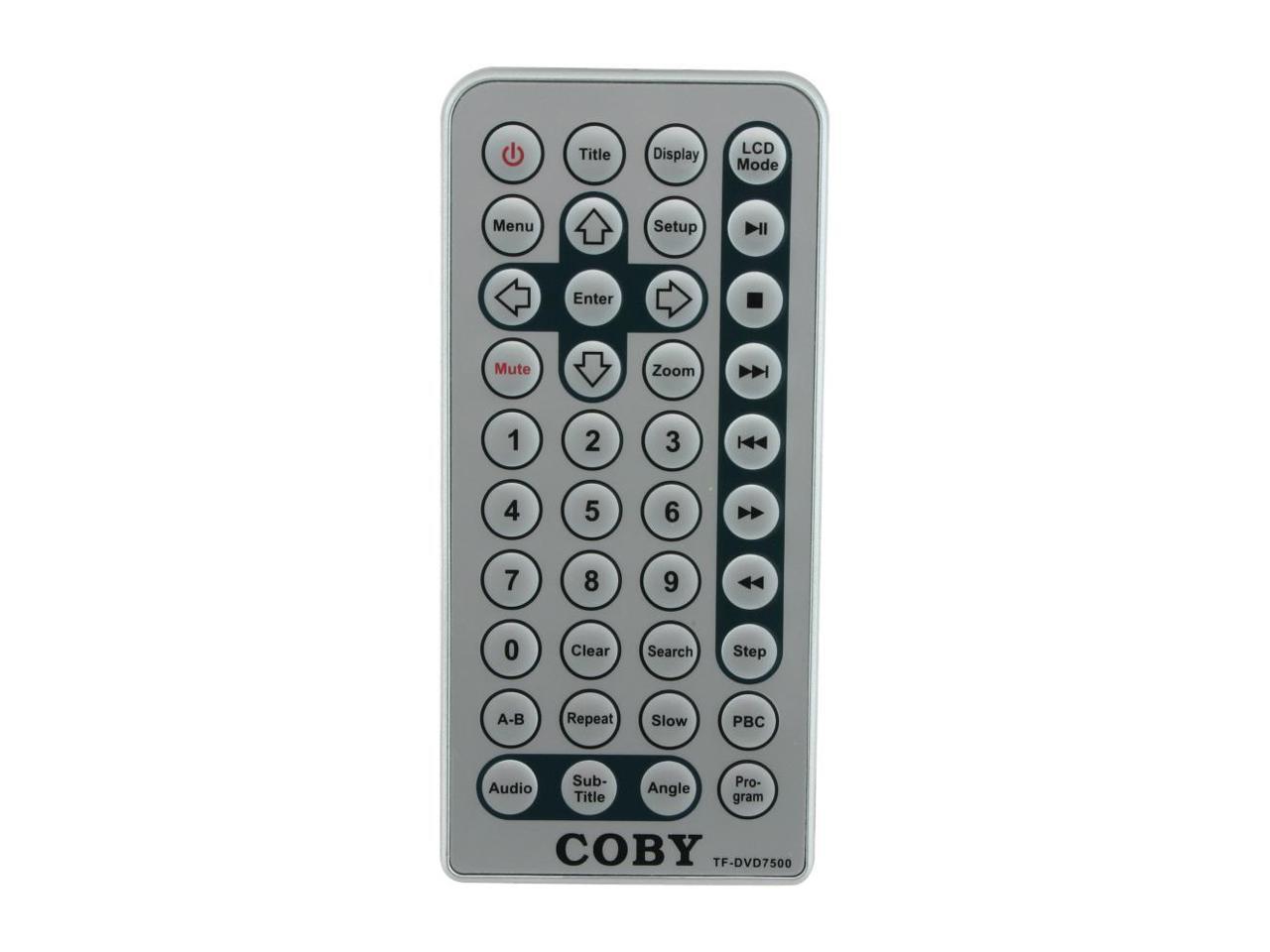 COBY VZON 7" WIDESCREEN PORTABLE DVD PLAYER