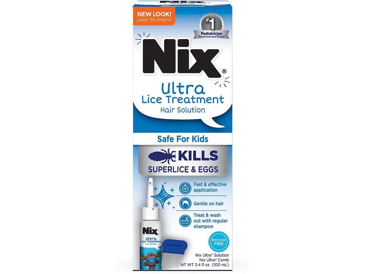 nix ultra 2in1 lice treatment 3.4 oz, pack of 2