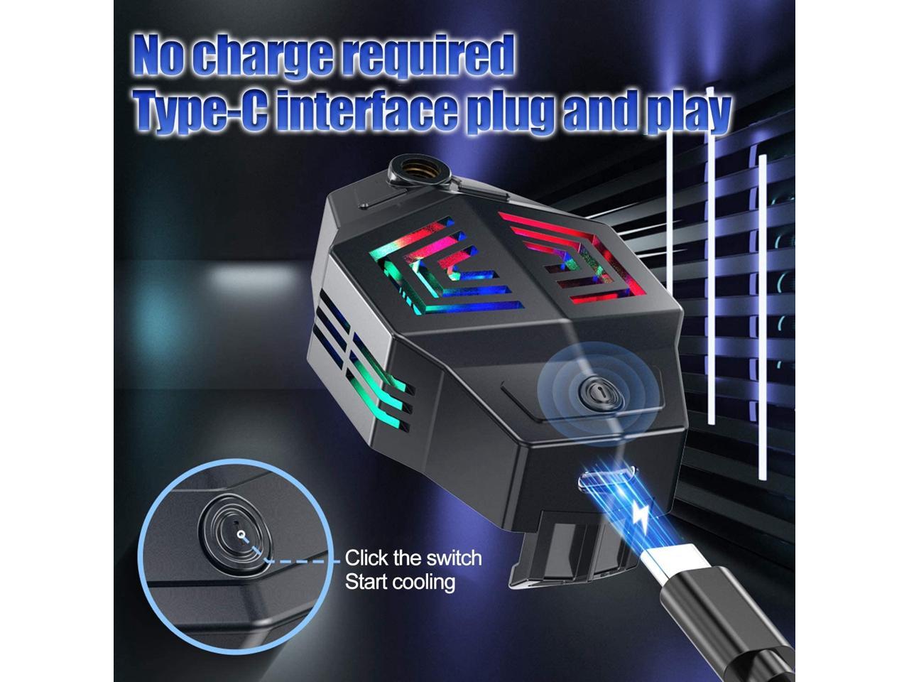 IVY 2021 Smart Phone Cooler Fan with Semiconductor Refrigeration and