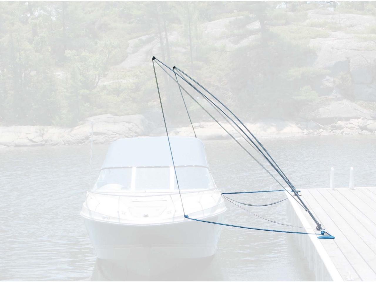 Dock Edge Premium Mooring Whips 2PC 12ft 5,000 LBS up to 23ft 3400F