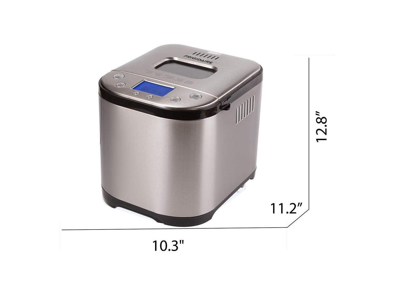 Frigidaire Automatic Bread Maker, 2Lbs Capacity, Stainless Steel Case