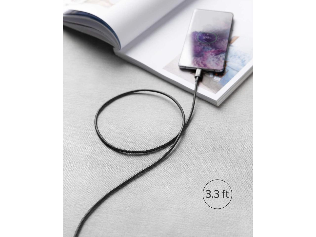 USB C Cable, Anker 2 Pack New Nylon USB C to USB C Cable (3.3ft 60W