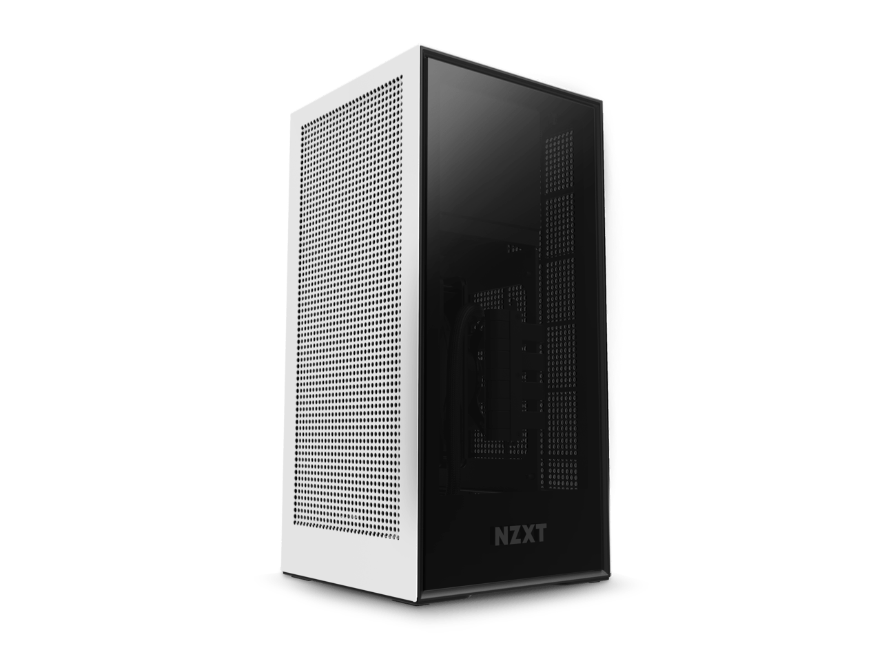 Refurbished NZXT H1 White MiniITX Small Form Factor Tempered Glass
