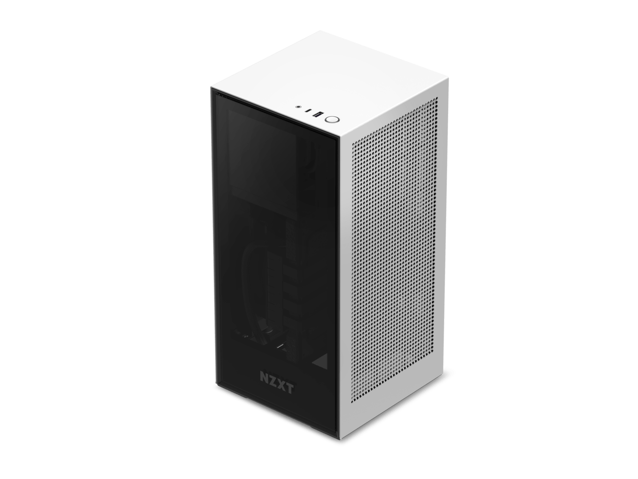 Refurbished NZXT H1 White MiniITX Small Form Factor Tempered Glass