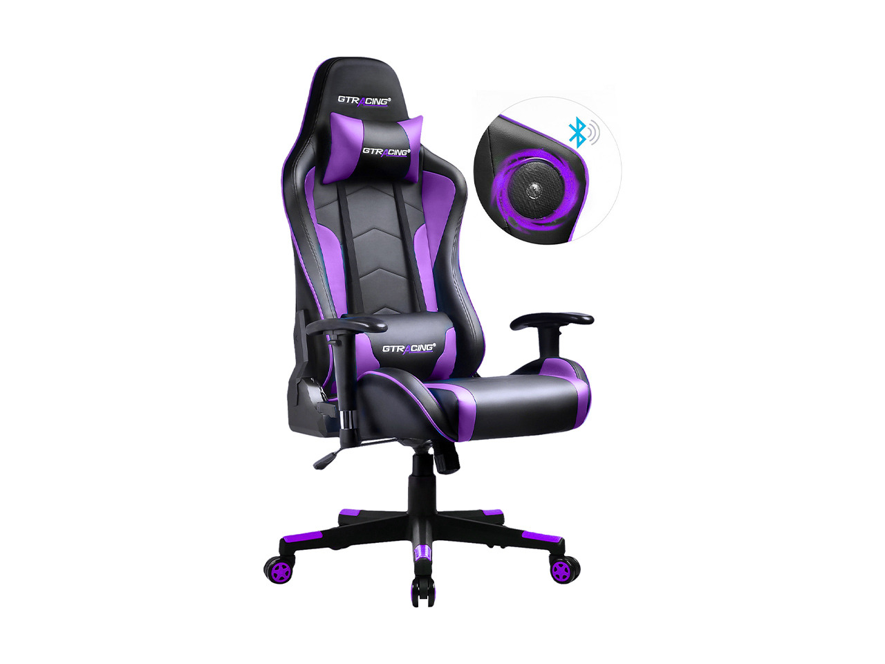 GTRACING Gaming Chair with Bluetooth Speakers Music Video