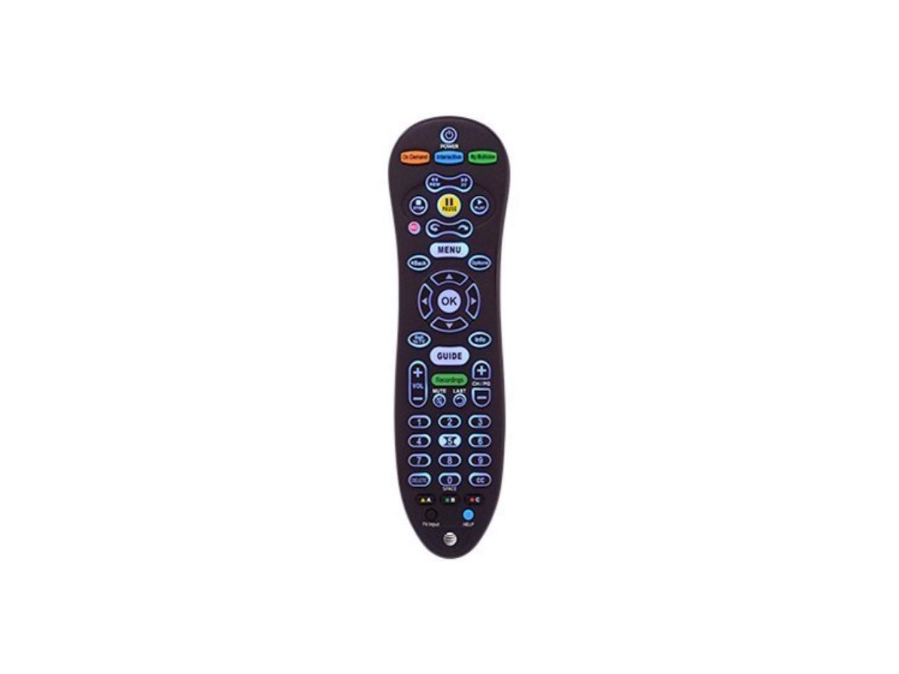 AT&T UVERSE S30 UNIVERSAL REMOTE CONTROL BLUE BACK LIGHT CYRC1057AT