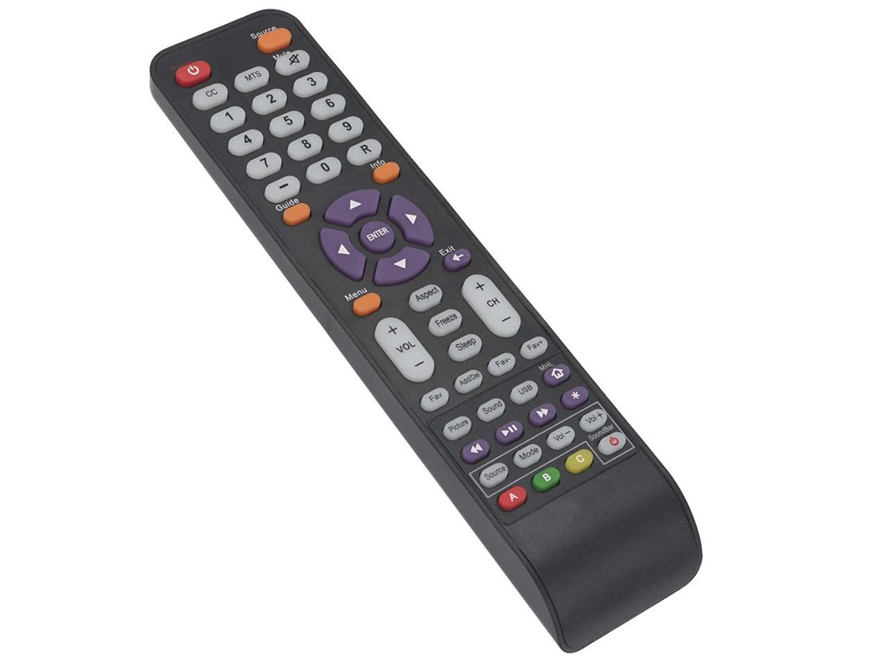 Remote Control Applicable for Sceptre TV U658CVUMC U500CVUMK U508CV