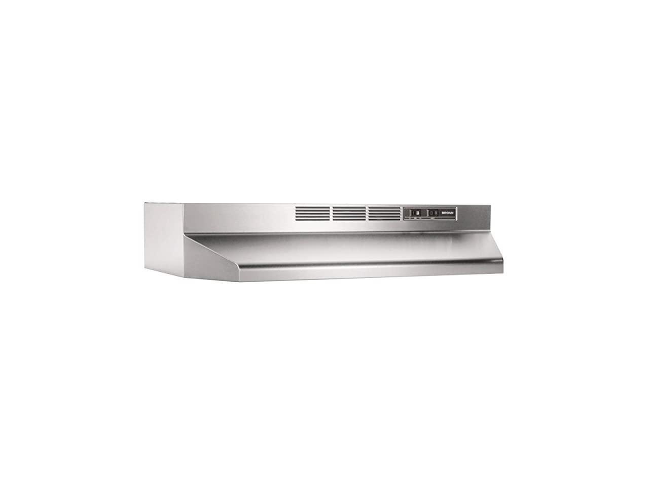413004 Stainless Steel Ductless Range Hood Insert with Light Exhaust