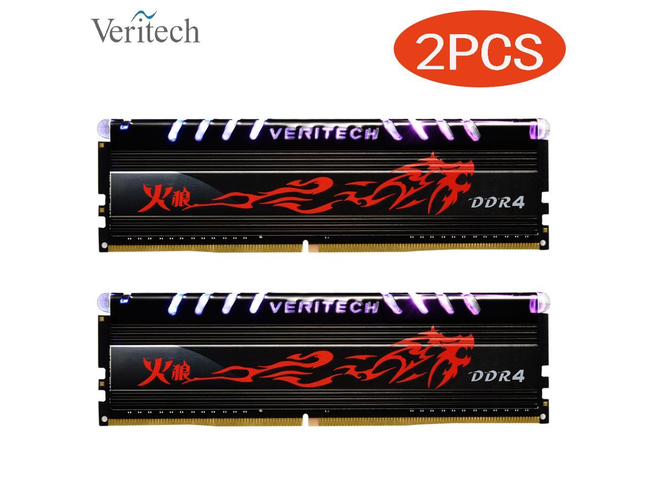Veritech DDR4 RAM RGB PC4 8GB 16GB 2666mHz 3000mHz 3200mHz