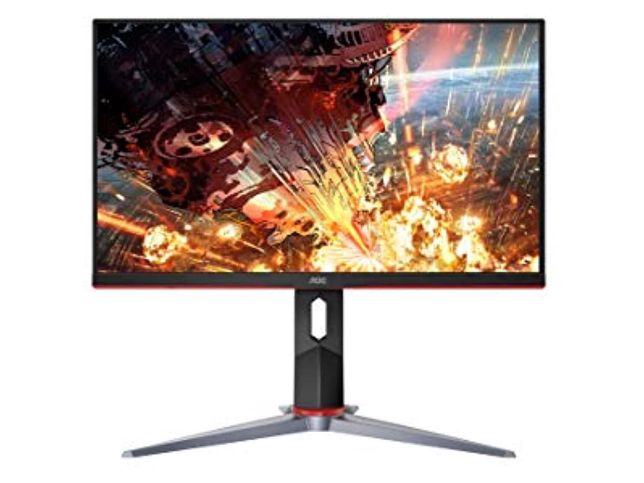 AOC 24G2 24" Frameless Gaming IPS Monitor, FHD 1080P, 1ms 144Hz