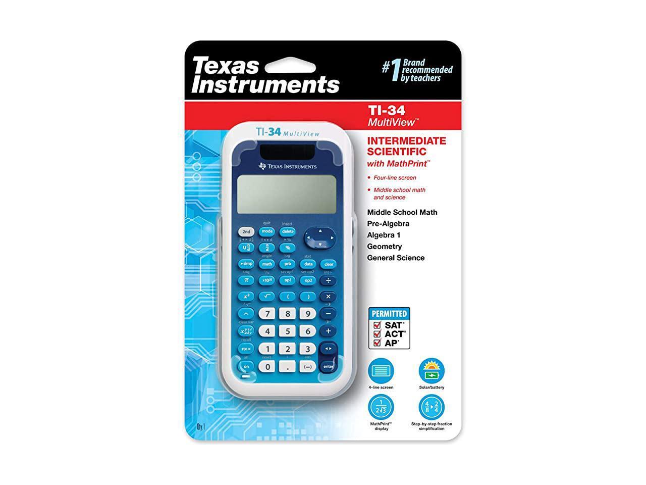 TI34 MultiView Scientific Calculator