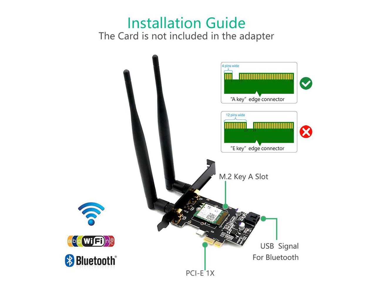 PCIE M.2 Wifi Adapter Network Card 5 ghz 5g 5ghz Wireless