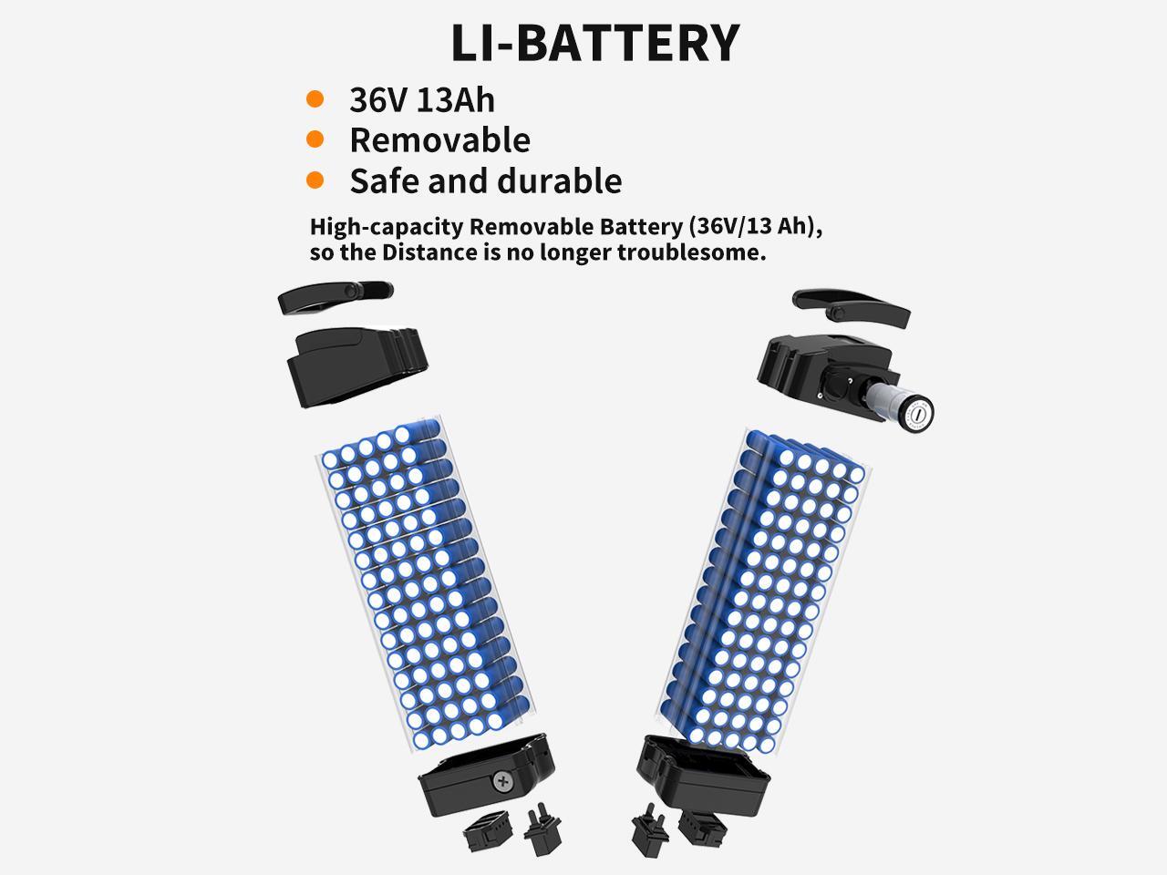 AOSTIRMOTOR A20 500W Folding Electric Bike for Adults , 20" * 4" Fat