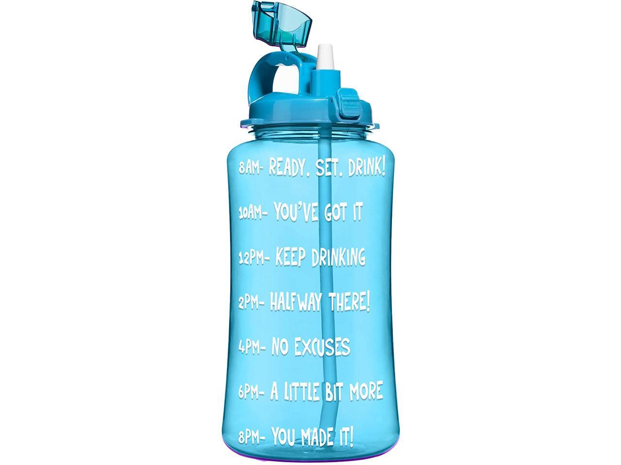 HydroMATE 3 Liter Motivational Water Bottle with Time Marker Large BPA