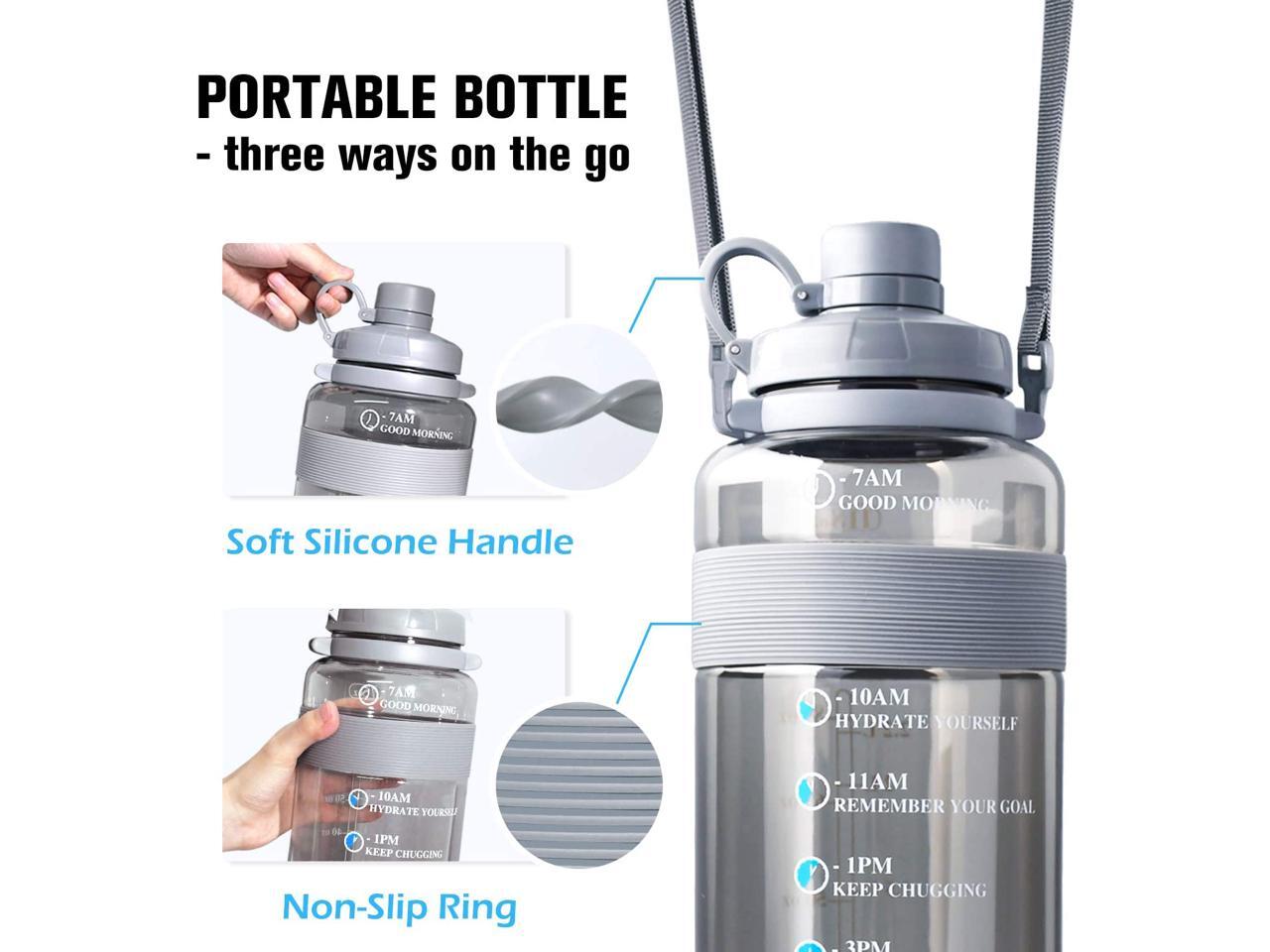 2.8L/ 100 oz Water Bottle Leak Proof Reusable Water Bottle BPA Free