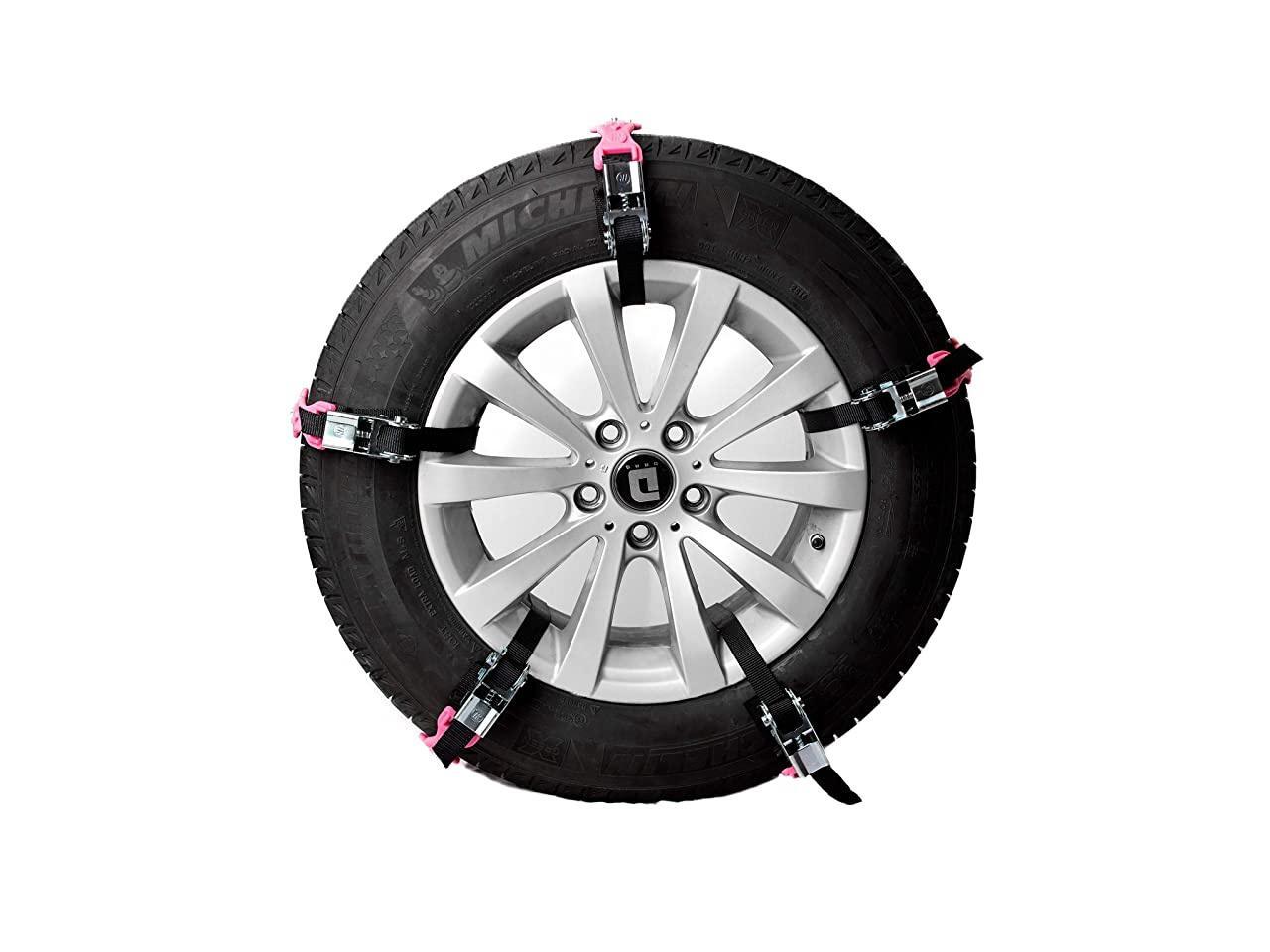 Adirondack AntiSkid Emergency Tire Straps Set of 10 Tire Chain