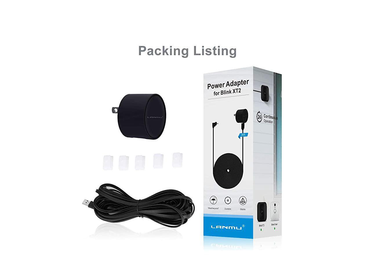 Weatherproof Power Cable Compatible with Blink Outdoor Camera USB