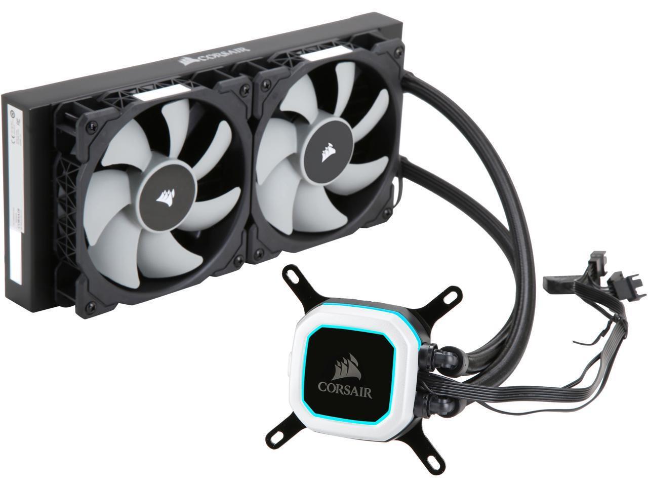 Corsair Hydro Series H100i PRO Low Noise 240mm RGB Water/Liquid CPU