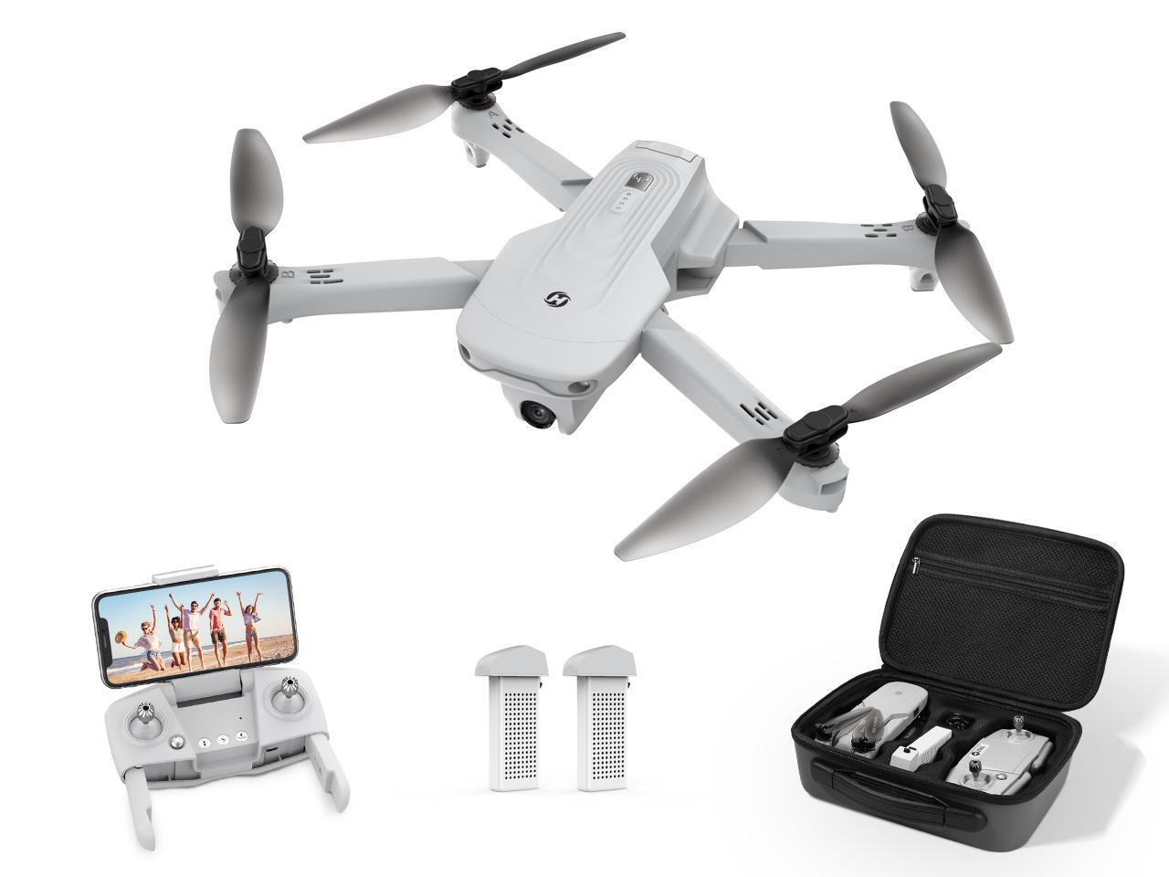Holy Stone HS175 GPS Drone with 2K UHD Camera, 5GHz FPV Transmission, Custom Flight, 2 Batteries