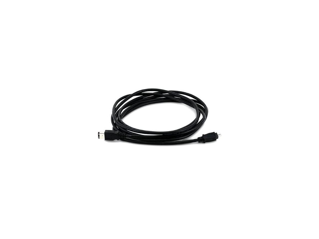 10Feet IEEE1394 FireWire iLink DV Cable 6P4P MM Black 100040
