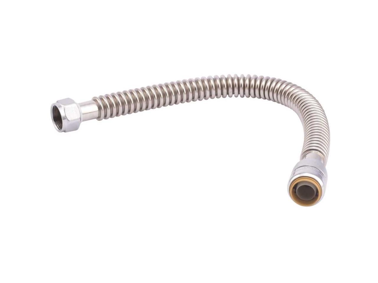 SHARKBITE SS3088FLEX18LF Water Heater Flex Hose,Push Fit,FNPT