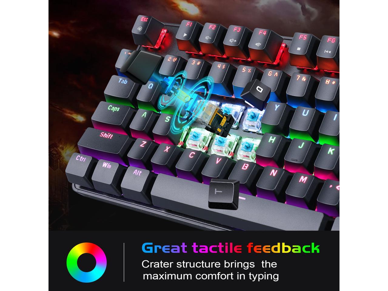 Gaming Keyboard USB Wired Keyboard,MageGee New Mechanical Storm
