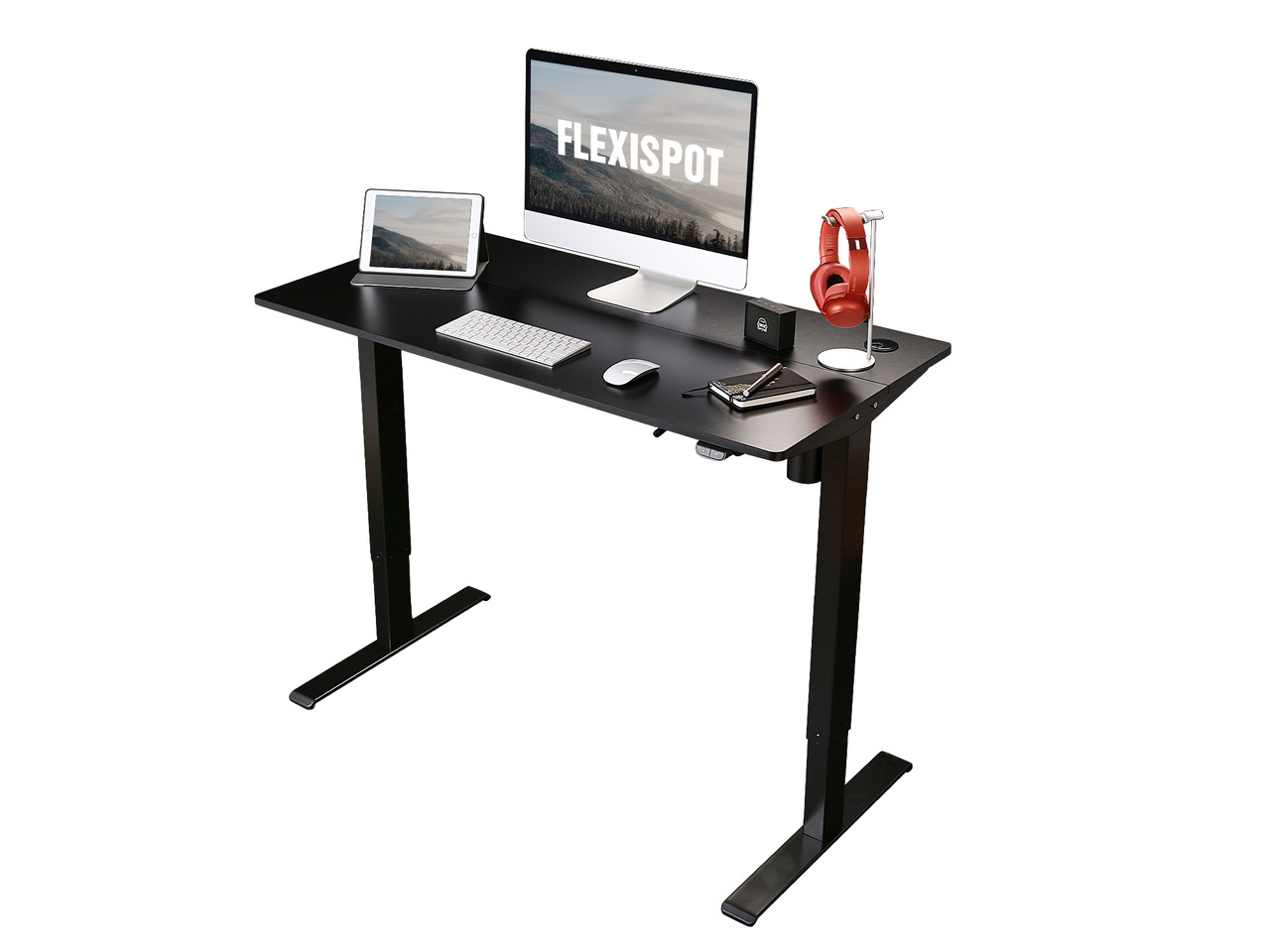 FLEXISPOT 48″x24″ Height Adjustable Desk Electric Sit Stand Desk with