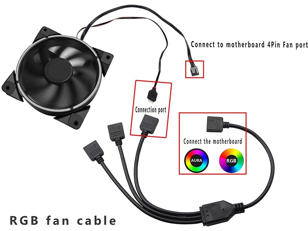 12V 4 PIN RGB Splitter Cable LED Strip Connector, RGB 4 Pin Splitter 1