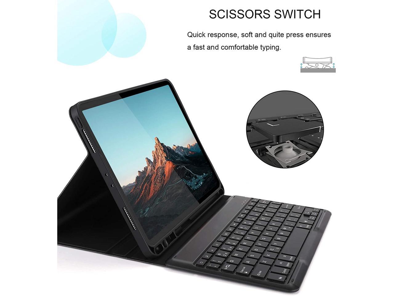 Bluetooth Backlit Keyboard Case for The iPad Air 4th Generation 10.9