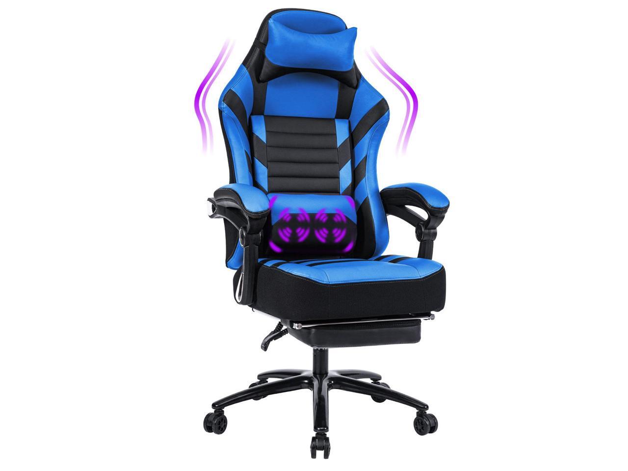 KILLABEE Big and Tall 400lb Massage Memory Foam Gaming Chair