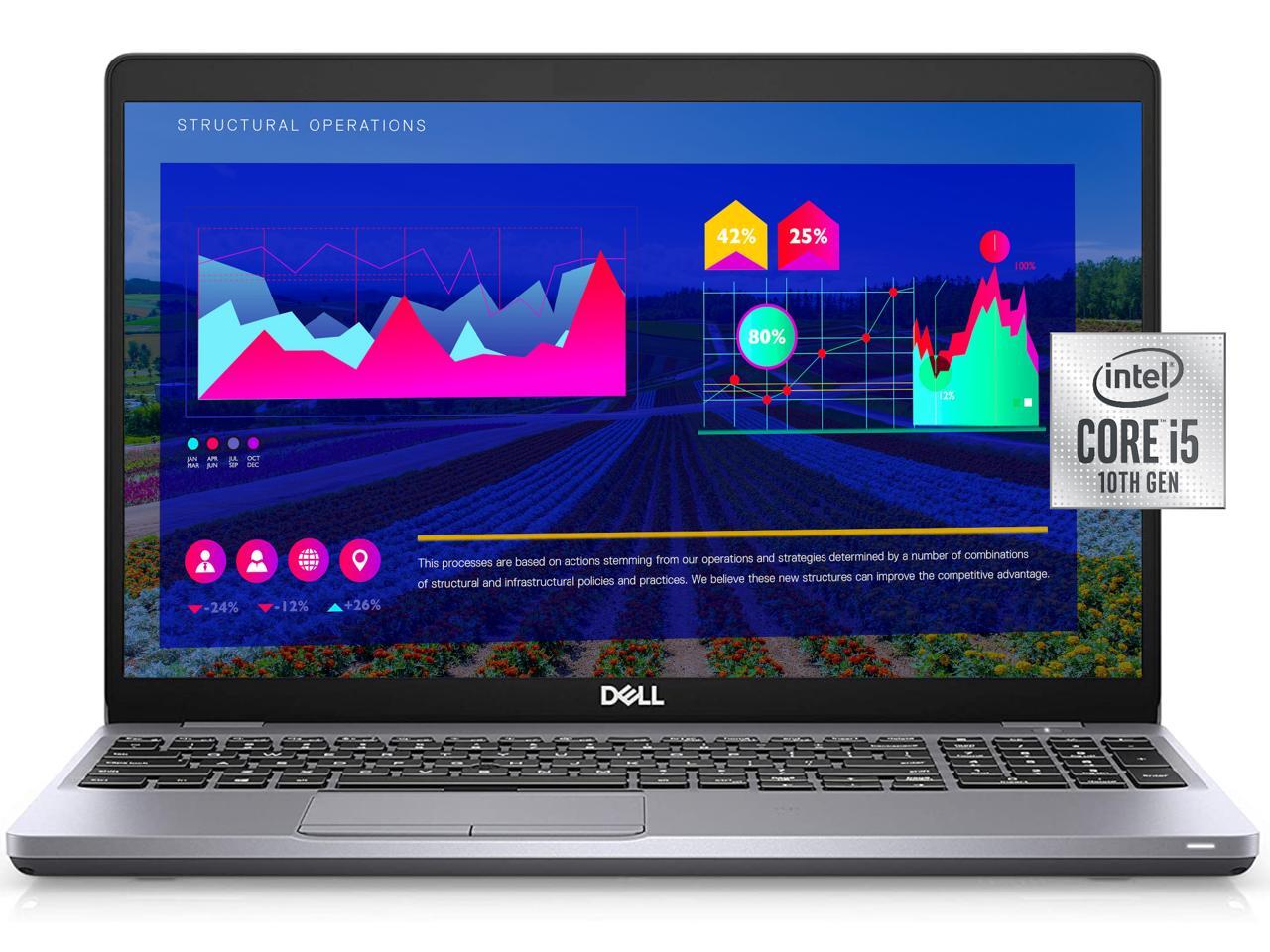 Dell Business Laptop Latitude 5510, 15.6" HD NonTouch Display, Intel
