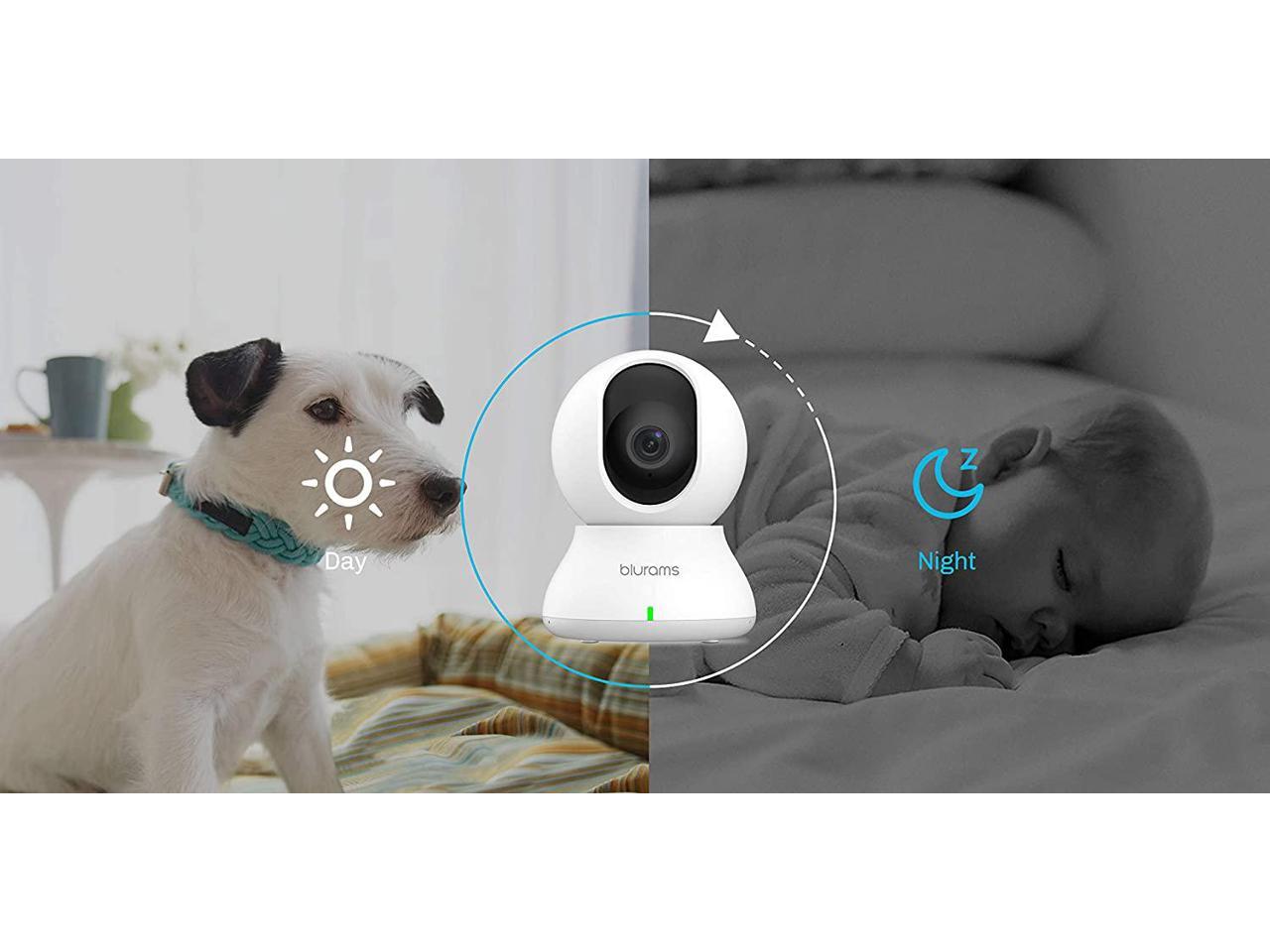 Security Camera 2K, blurams Baby Monitor Dog Camera 360