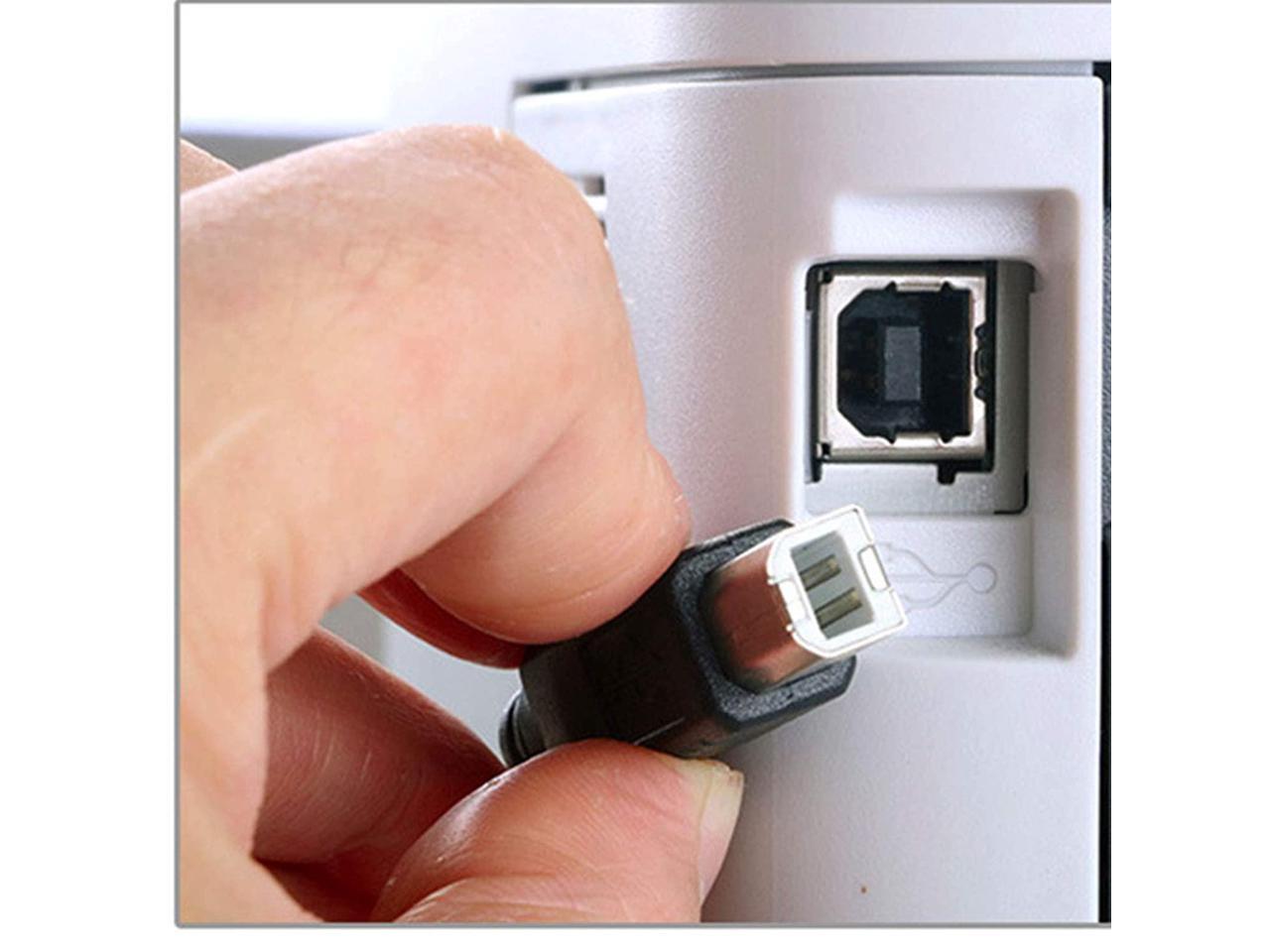 USB 2.0 Printer Charging Cable Compatible for Epson XP7100 6100 800