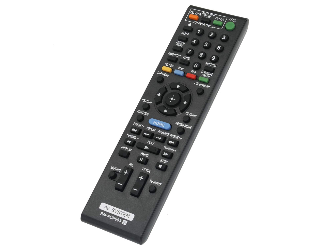New RMADP053 Remote Control fit for Sony Bluray Disc DVD Player Home