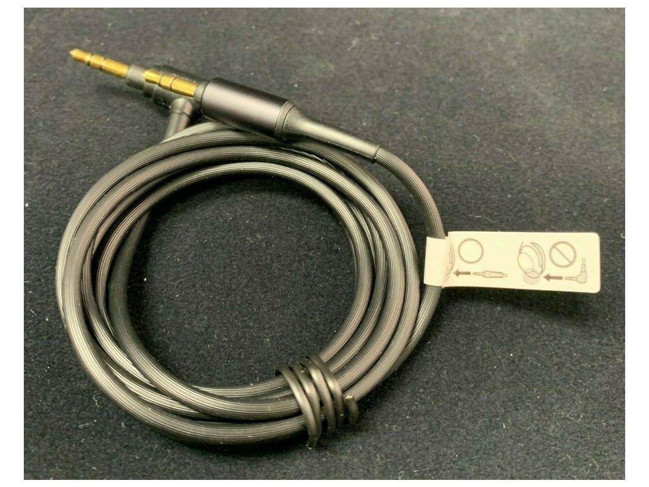 Genuine Sony Headphones Airplane Adapter w/ 5ft AUX Audio Cable Gold