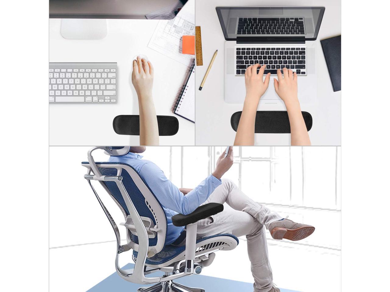 MOSISO Chair Armrest Pads (2 Pack), Memory Foam Home/Office Chair Arm