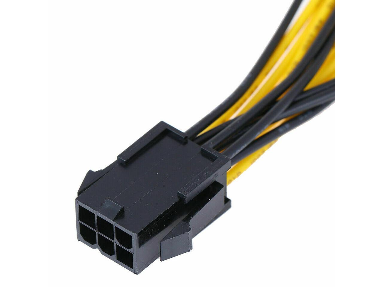PCIE 6pin to 2x 6+2pin 6pin/8pin Power Splitter Cable PCIE PCI