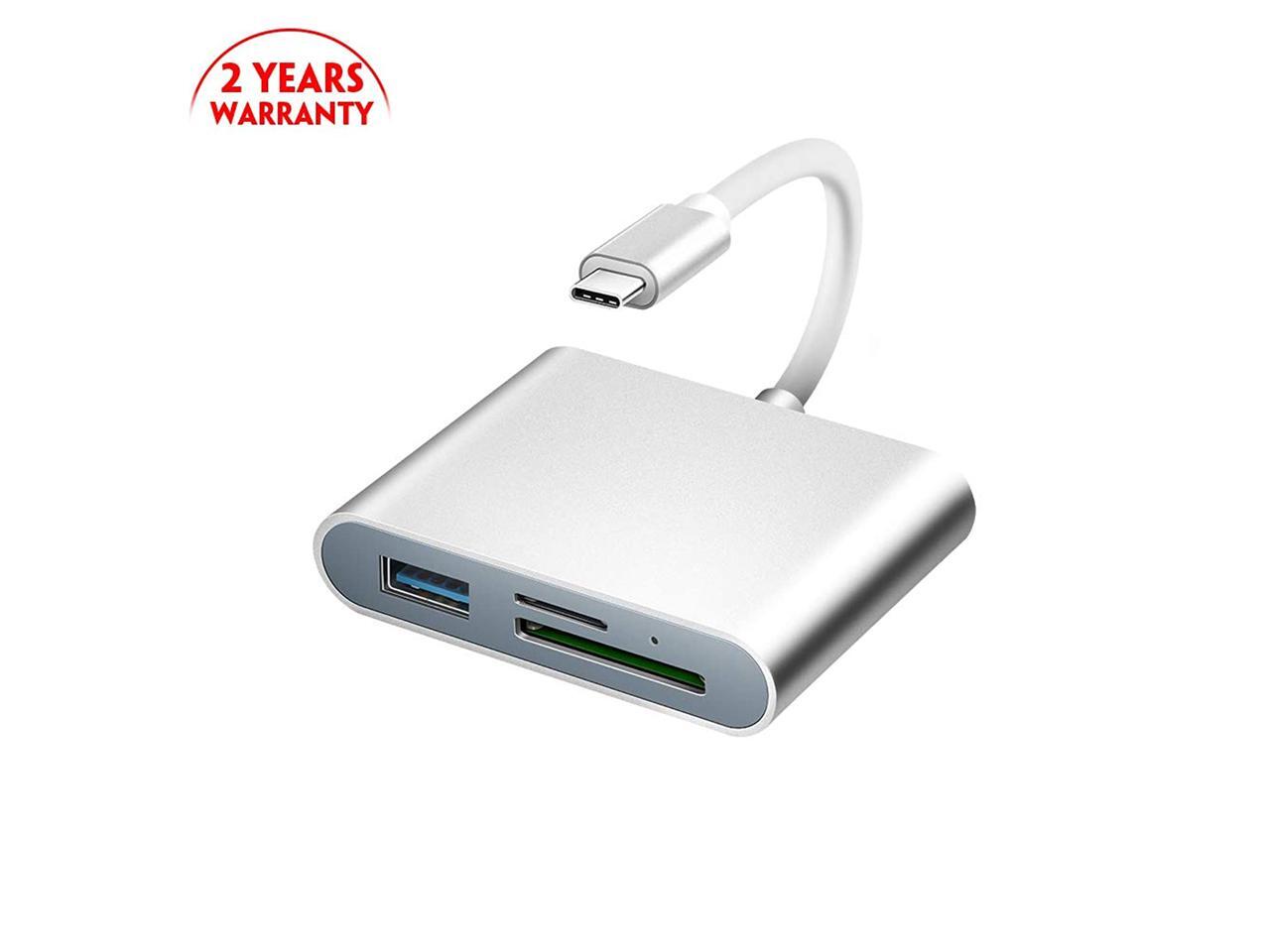 USB C SD Aluminum Card Reader. Rocketek TFSD Dual Slot Camera Reader Adapter. Camera Card