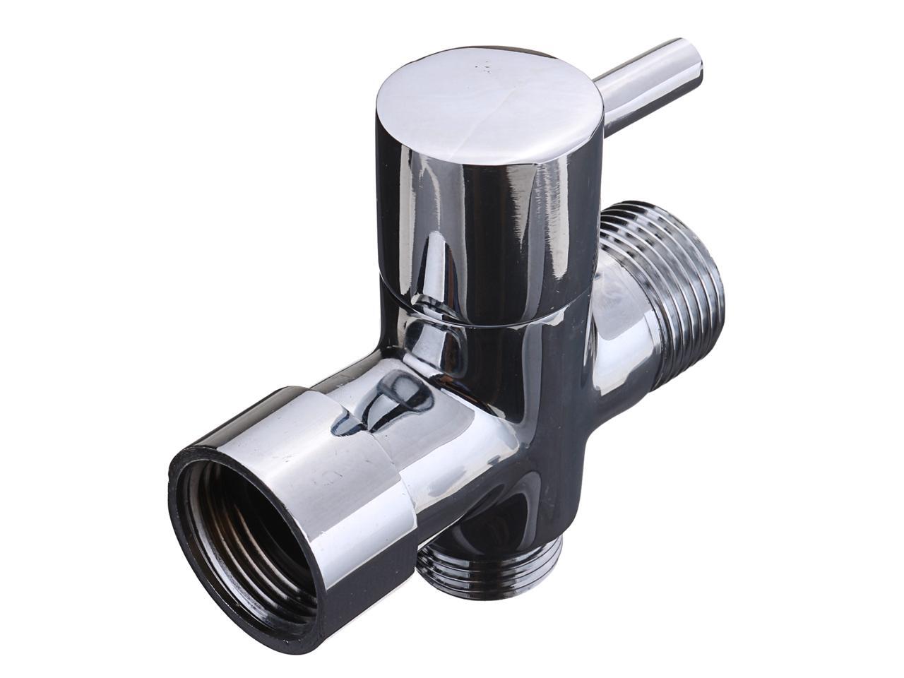 7/8 Inch TAdapter 3 Way Connector Brass Shower Diverter with Valve for