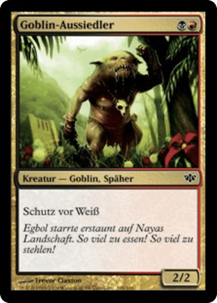GoblinAussiedler (Goblin Outlander) · Conflux (CON) 109 · Scryfall