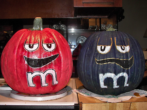 M&M Pumpkins Just a snapshot of my Halloween pumpkins. The… Flickr