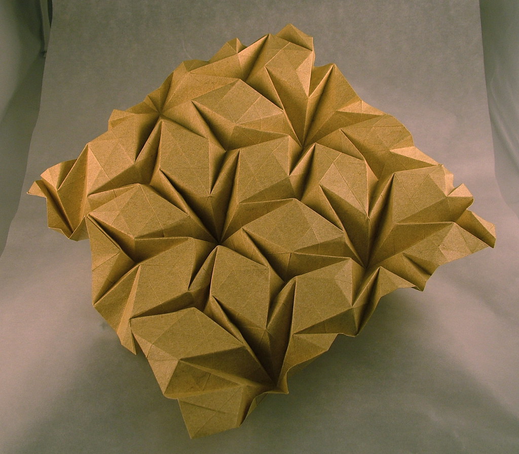 Rhombus Waterbomb / Flagstone Tessellation So, I think I'v… Flickr