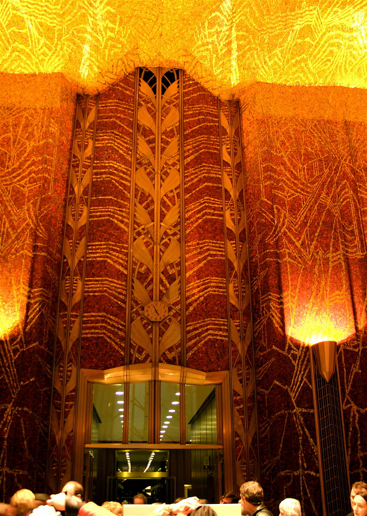 New York Art Deco 1 Wall Street, Red Banking Room Sandra CohenRose