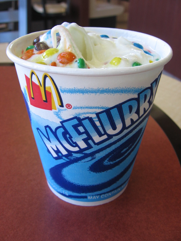 McDonald's M&M McFlurry The reason that I got this was bec… Flickr