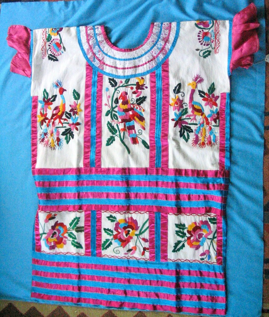 Huautla Huipil Mazatec Oaxaca Huipil from Mazatec area of … Flickr