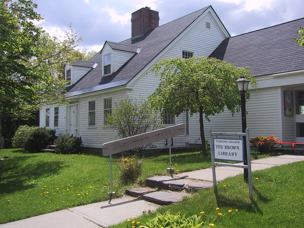 Brown Library part of Sterling Academy, Craftsbury VT jessamyn west Flickr