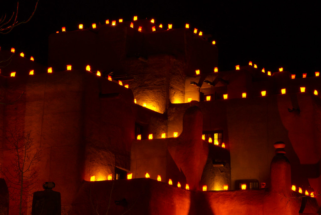 Luminarias, Adobe Architecture, Santa Fe, New Mexico Flickr