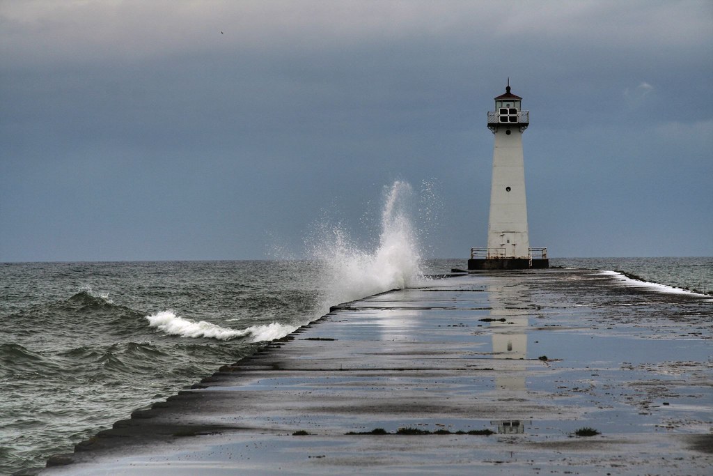 Sodus Point Lighthouse 4 The lighthouse guarding the chann… Flickr